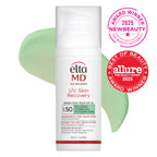 Elta UV Skin Recovery Red Color Correcting Green Tint Broad Spectrum SPF 50 Tube (1.7oz)
