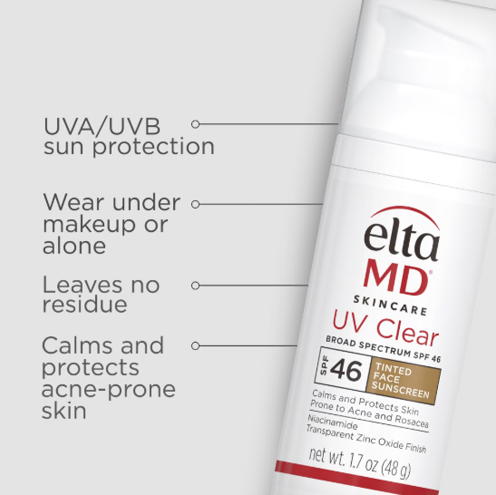 EltaMD UV Clear Tinted SPF 46 oil-free - pump (1.7oz)