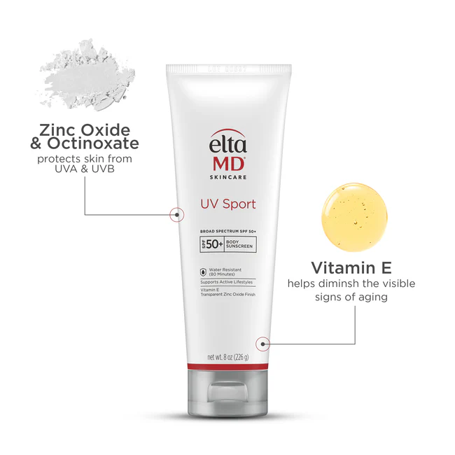 EltaMD UV Sport Broad Spectrum SPF 50 Tube (8oz)